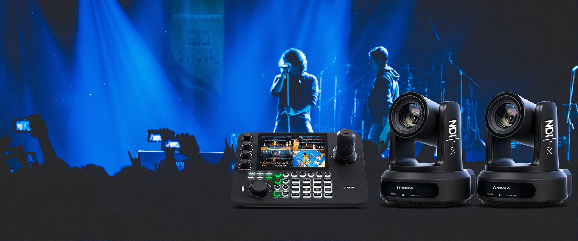 All-In-One 2-Camera Kit with Joystick Camera Controller