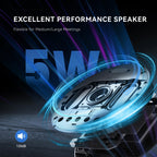 Tenveo MagiCall-EX M5BEX Bluetooth Conference Speakerphone – Daisy Chain for 20–30 Attendees, 360° Voice Pickup, USB & Wireless Speakerphone for Medium to Large Meeting Rooms