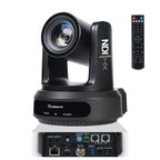 Tenveo AI Auto-Tracking PTZ Camera – 30X Optical Zoom + 16X Digital, 3G-SDI/HDMI/USB3.0/LAN (PoE), 1080P60 for Live Streaming