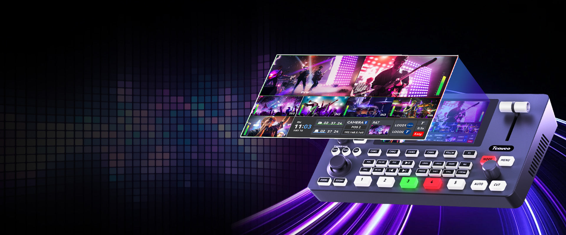 MULTI-CAMERA<br>VIDEO SWITCHER