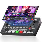 Tenveo PC500 4K60 HDMI & SDI Video Switcher | 5-Channel Live Streaming Mixer with PTZ Control, NDI, Dual Streaming & USB Recording