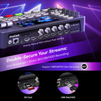 Tenveo PC500 4K60 HDMI & SDI Video Switcher | 5-Channel Live Streaming Mixer with PTZ Control, NDI, Dual Streaming & USB Recording