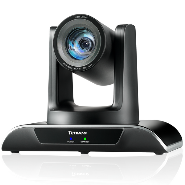 Tenveo AI Humanoid & Face Tracking PTZ Camera, 20X Optical Zoom, USB3.0/HDMI/PoE IP, 1080P 60FPS