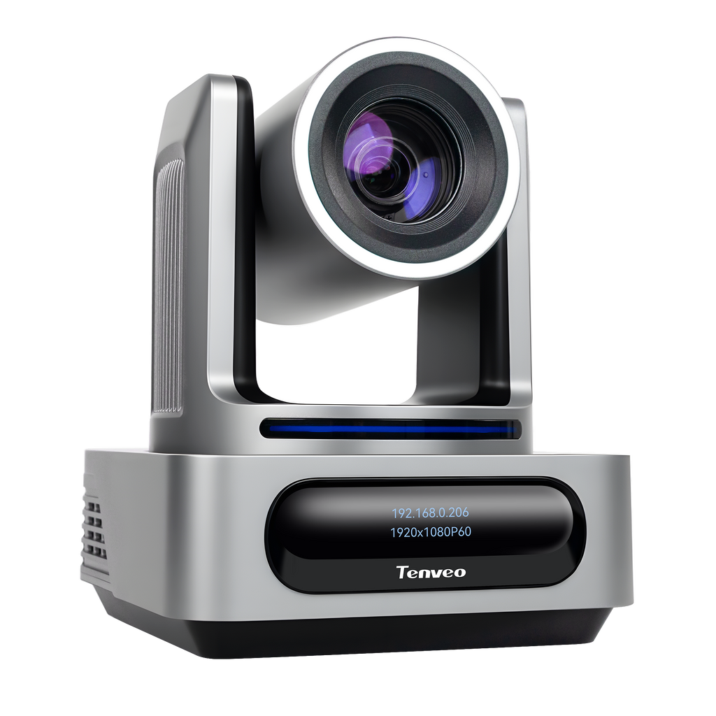 Tenveo VX Series NDI® PTZ Camera with AI Auto Tracking | 30X Optical Zoom, 1080P 60fps, 3G-SDI, HDMI, USB 3.0 & PoE