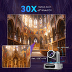 Tenveo VX Series NDI® PTZ Camera with AI Auto Tracking | 30X Optical Zoom, 1080P 60fps, 3G-SDI, HDMI, USB 3.0 & PoE