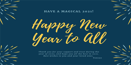 Happy New Year to all TENVEO clients
