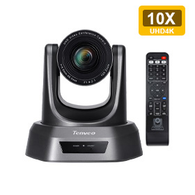 Medium conference room 4K USB3.0 PTZ camera with 10x optical zoom
