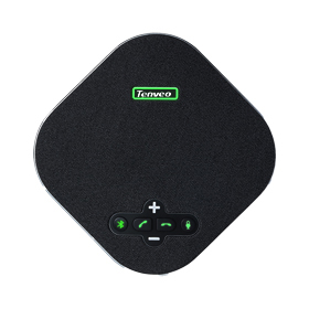 Bluetooth Full-duplex omnidirectional bluetooth connection automic noise-cancelling speakerphone for audio and video conference