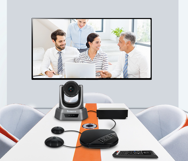 TEVO-VA3000E Video Conference Kit with 10X Optical Zoom PTZ Camera and Speakerphone