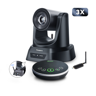 TEVO-NV3W and TEVO-M3B USB 3X optical Zoom Conference Camera and speakerphone 