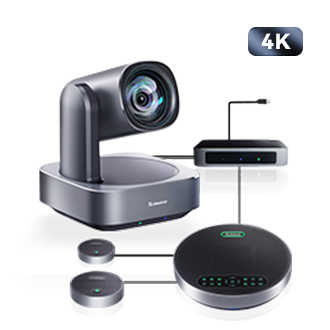 TEVO-VAGROUP512-EX 4K 12X optical zoom video conference ptz camera for vido conferencing zoom with speakerphone and expansion mics